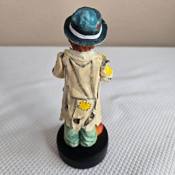 Vintage Ron Lee Clown Sculpture figurine Musical 7" It's A Small World - Picture 4 of 7